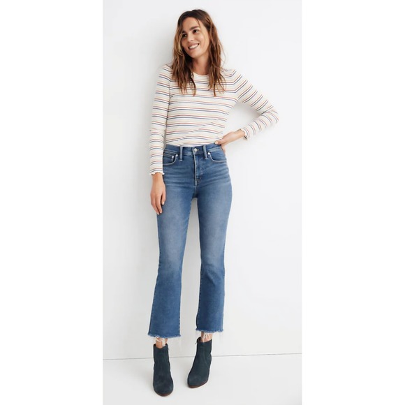 Madewell Denim - Madewell‎ Cali Demi Boot Jeans Size 25 Medium Wash Mid Rise